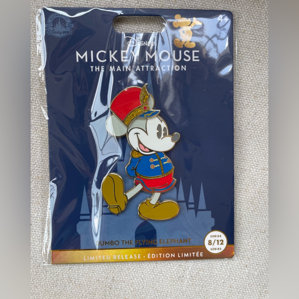 Disney limited edition pin #8 of 12. Main attraction series.